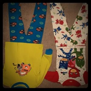 Tow mater and pj mask pjs